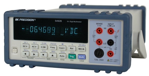 B&K Precision 5492B True RMS Bench Digital Multimeter 5.5 Digit