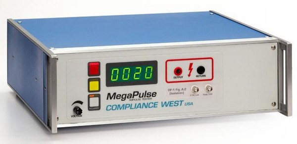 Compliance West MegaPulse Defib Surge P, Surge Tester