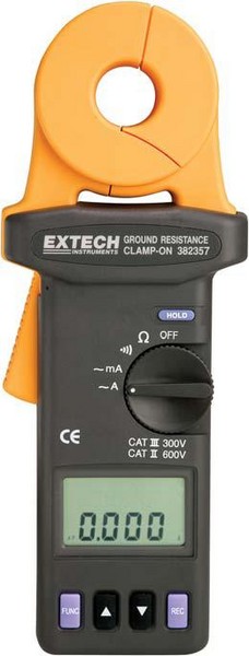 weg Wiskundige Site lijn Extech 382357 Clamp-On Ground Resistance Tester - Calright Instruments