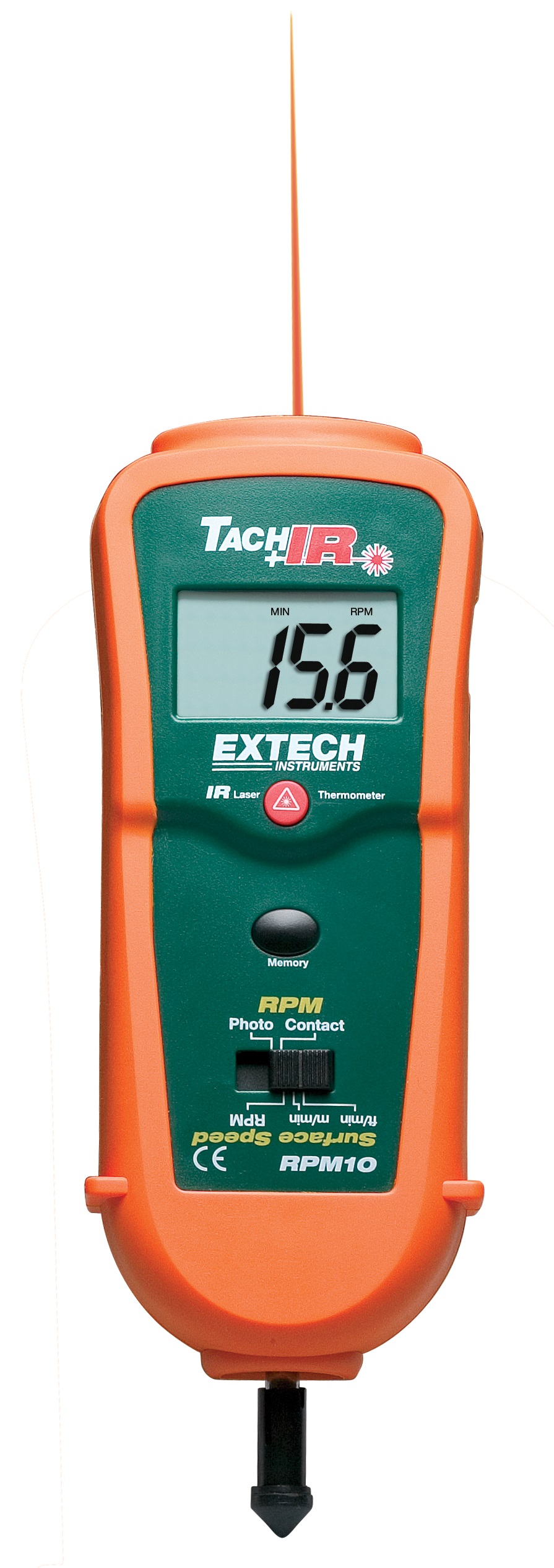 REED R7150 Tachymètre combiné contact / photo au laser professionnel