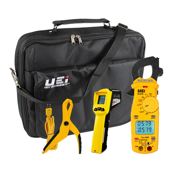 UEi HVACKIT Digital Clamp-On Meter Kit