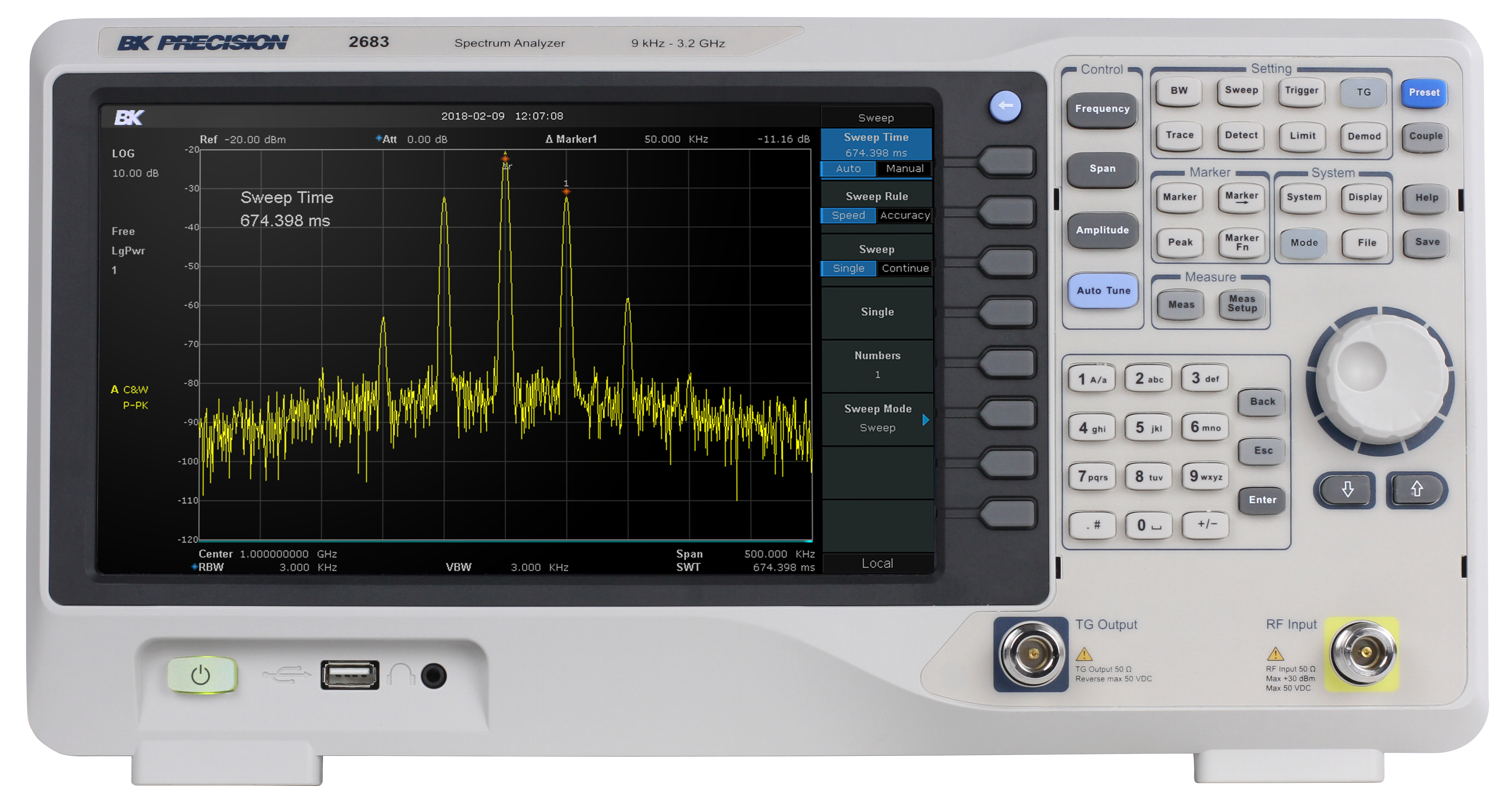 Anritsu MS2711D Handheld Spectrum Analyzer 100 kHz to 3 GHz for sale online 