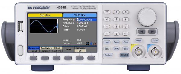 B&K Precision 4064B Dual Channel Function/Arbitrary Waveform Generator, 120 MHz