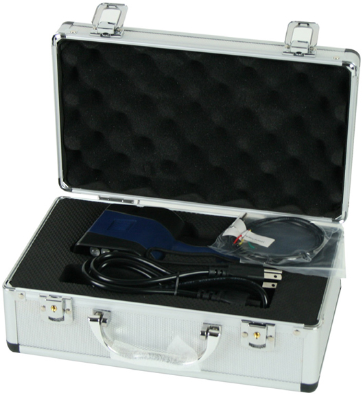 Shimpo ST-4000 Portable LED Stroboscope, 30 to 120,000 FPM/RPM case