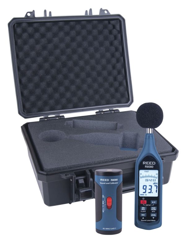 Reed R8080-KIT Sound Level Meter and Calibrator Kit