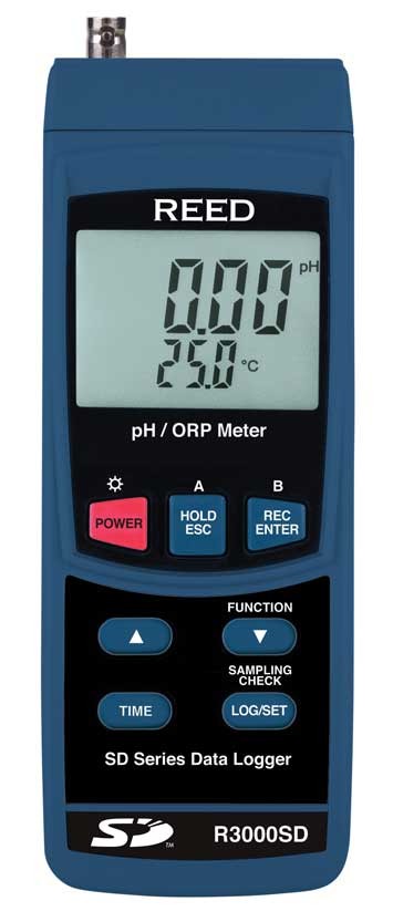 REED R3000SD Data Logging pH/ORP Meter