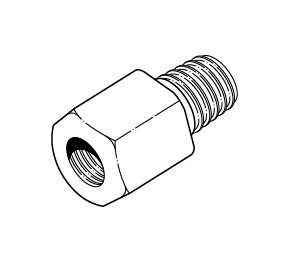 Non-Crystal MP Female to NPT Male Adapter