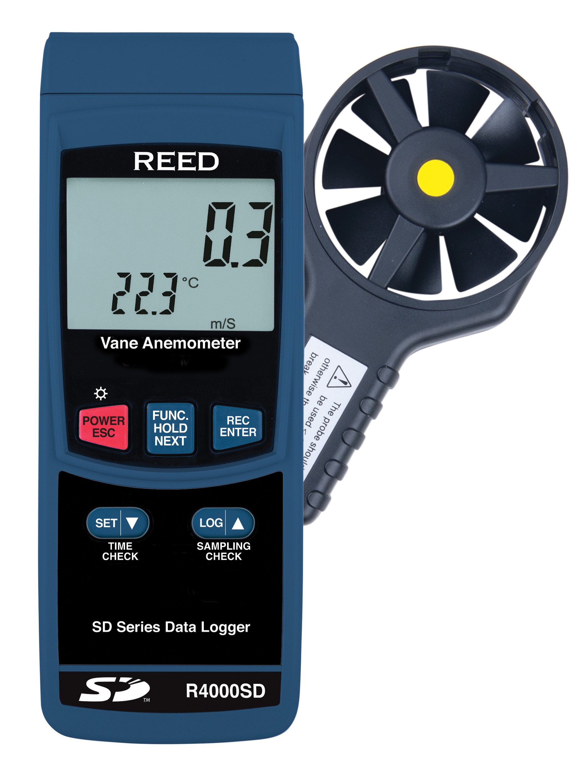 REED R4000SD Data Logging Vane Thermo-Anemometer