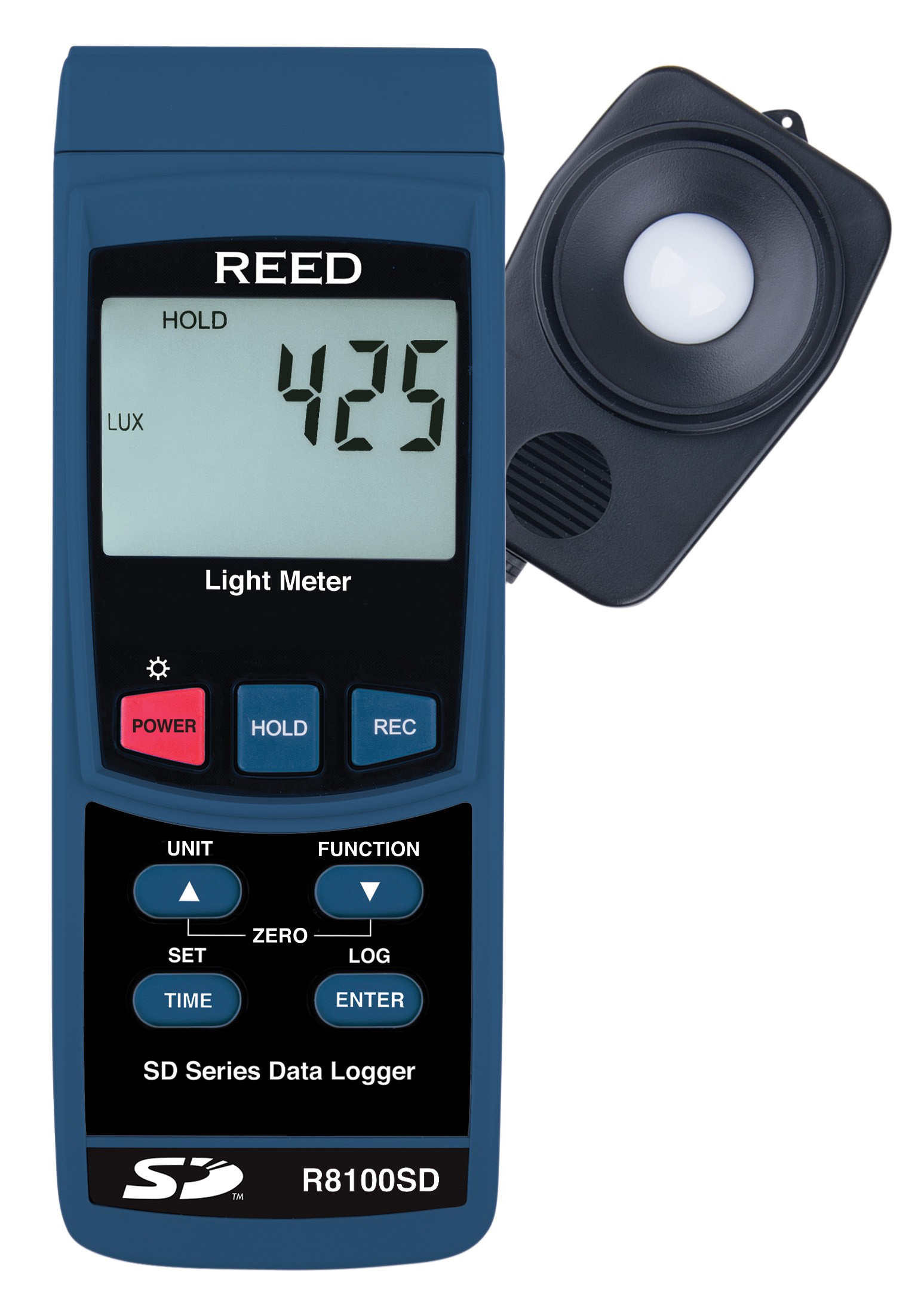 Reed R8100SD Data Logging Light Meter